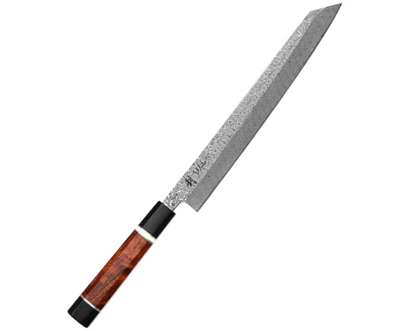 Seishin Serie I Kiritsuke I mit 28cm Klinge gefertigt aus 110 Lagen Voll-Damast I Griff aus Wüsteneisenholz und G10